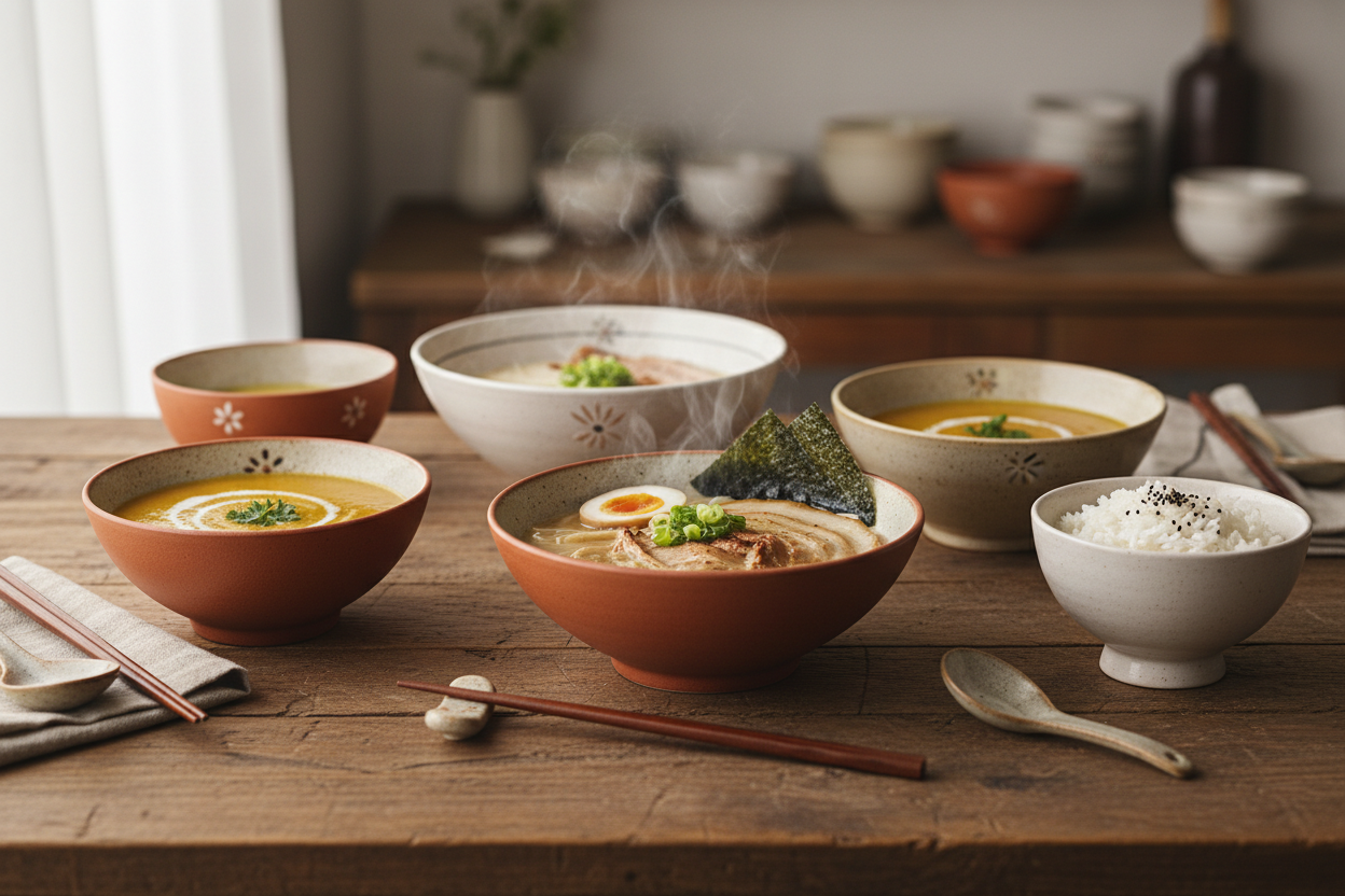Comfort Bowl Dining: Ramen Bowls, Soup Bowls & Rice Bowls