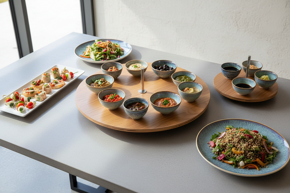 Efficient Serving Solutions: Lazy Susans, Serving Platters & Serving Plates