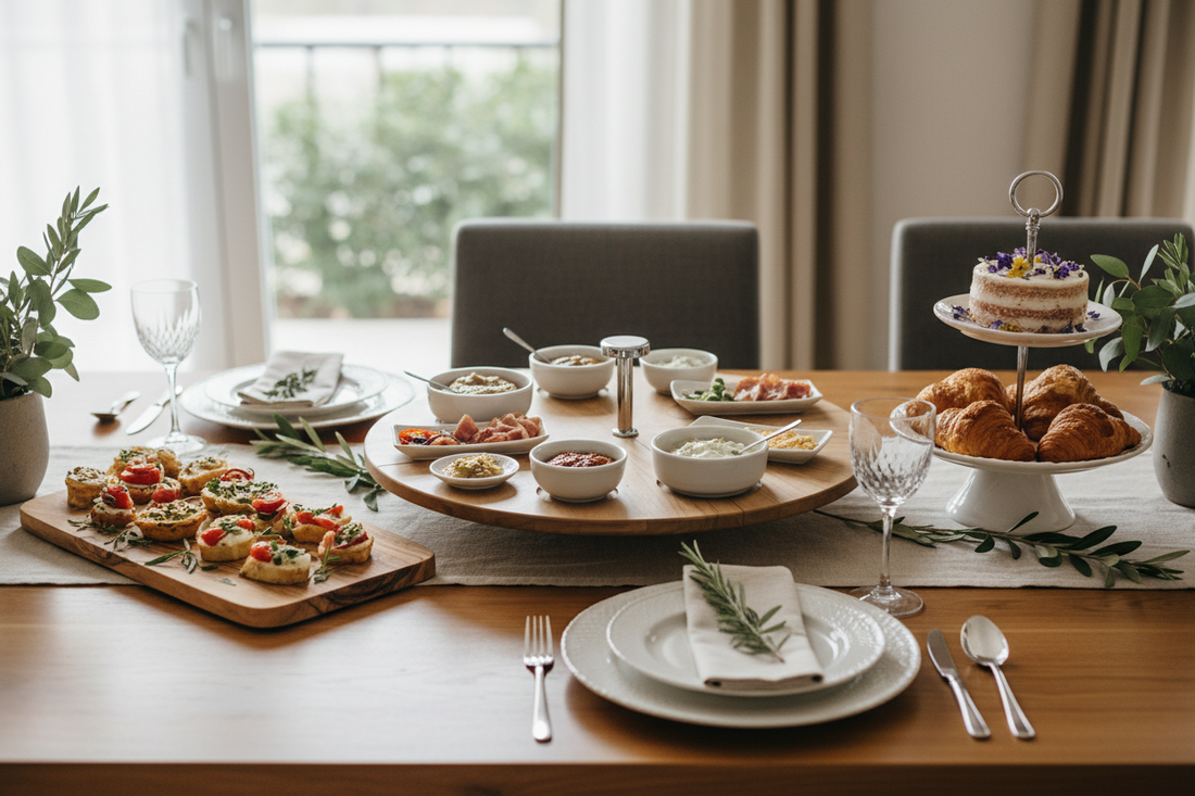 Entertaining Essentials: Serving Trays, Lazy Susans & Cake Stands