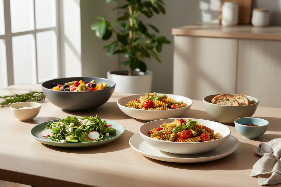 Everyday Bowl Dining: Pasta Bowls, Salad Plates & Mixing & Serving Bowls