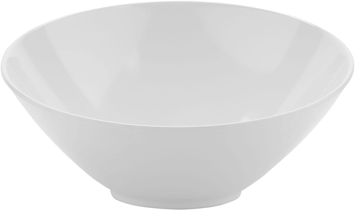 G.E.T. B-784-W Angled Cascading Serving Bowl for Rice, Snacks and Dessert, 5.5 Ounce / 4.75", White
