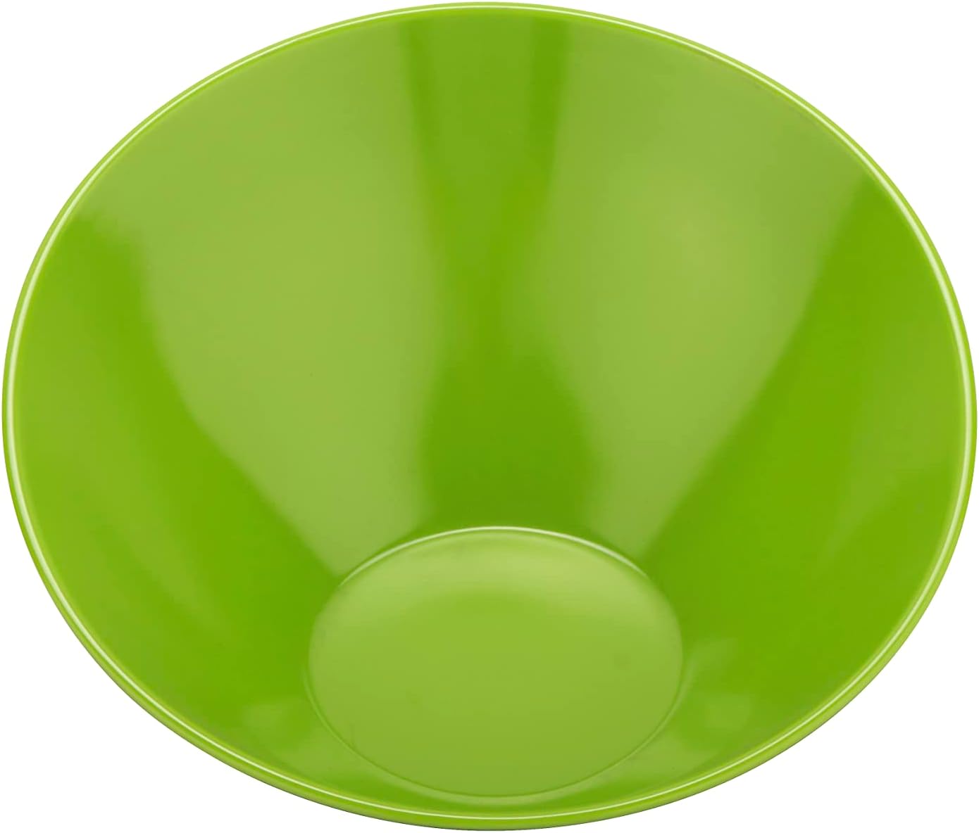 Get B-792-G/BK Angled Cascading Serving Bowl for Salads, Rice and Dessert, 24 Ounce / 9.25", Green/Black (Pack of 2)