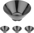 G.E.T. 0180-BK-EC Melamine Rice/Cone Bowl, 8 Ounce, Black (Set of 4) (Pack of 4)