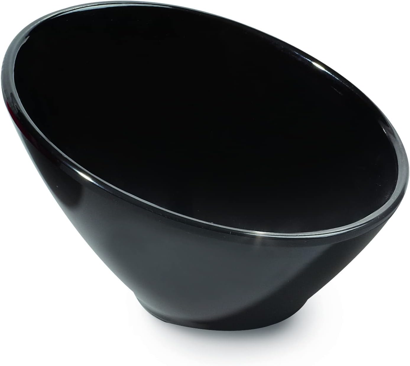 G.E.T. Slanted Angled Salad Bowl,5.5 Ounce, Black