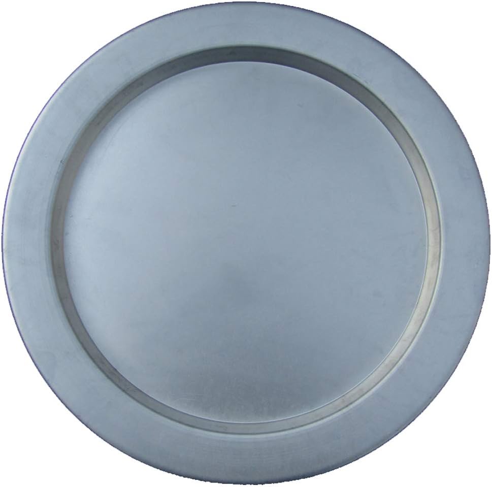 Kunefe Plate - Kunafa plate large 4-8 servings set of 2 silver color aluminum pans tray kataifi kunafeh knafeh cooking and serving plates for shredded kadaifi phyllo fillo dough pan/Turkish dessert