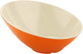 G.E.T. B-789-ST Angled Cascading Serving Bowl for Salads, Snacks and Pasta, 1 Quart / 10", Sunset Orange