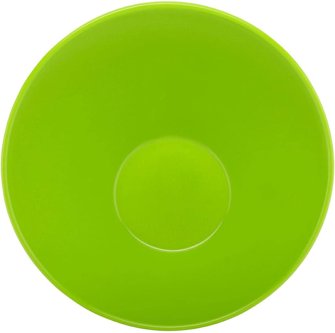 Get B-792-G/BK Angled Cascading Serving Bowl for Salads, Rice and Dessert, 24 Ounce / 9.25", Green/Black (Pack of 2)