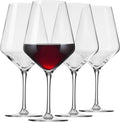 Krosno Crystal Red Wine Glasses | Set of 4 | 24.7 oz | Avant-garde Collection | Ideal for Home, Restaurant and Party | Dishwasher Safe | Lead-Free Crystal Glass