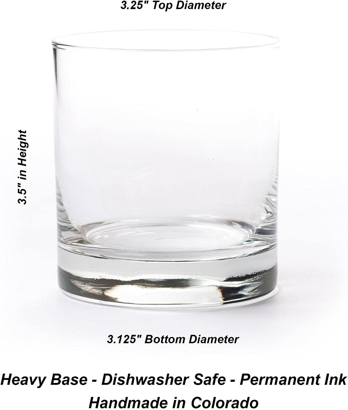 Black Lantern Set of 4 Whiskey Glasses - Nature Themed Drinking Glasses - Set of Four 11oz. Glasses - Premium Rock Glass Set for Whisky Scotch Cocktails and Bourbon (Forest Landscape)