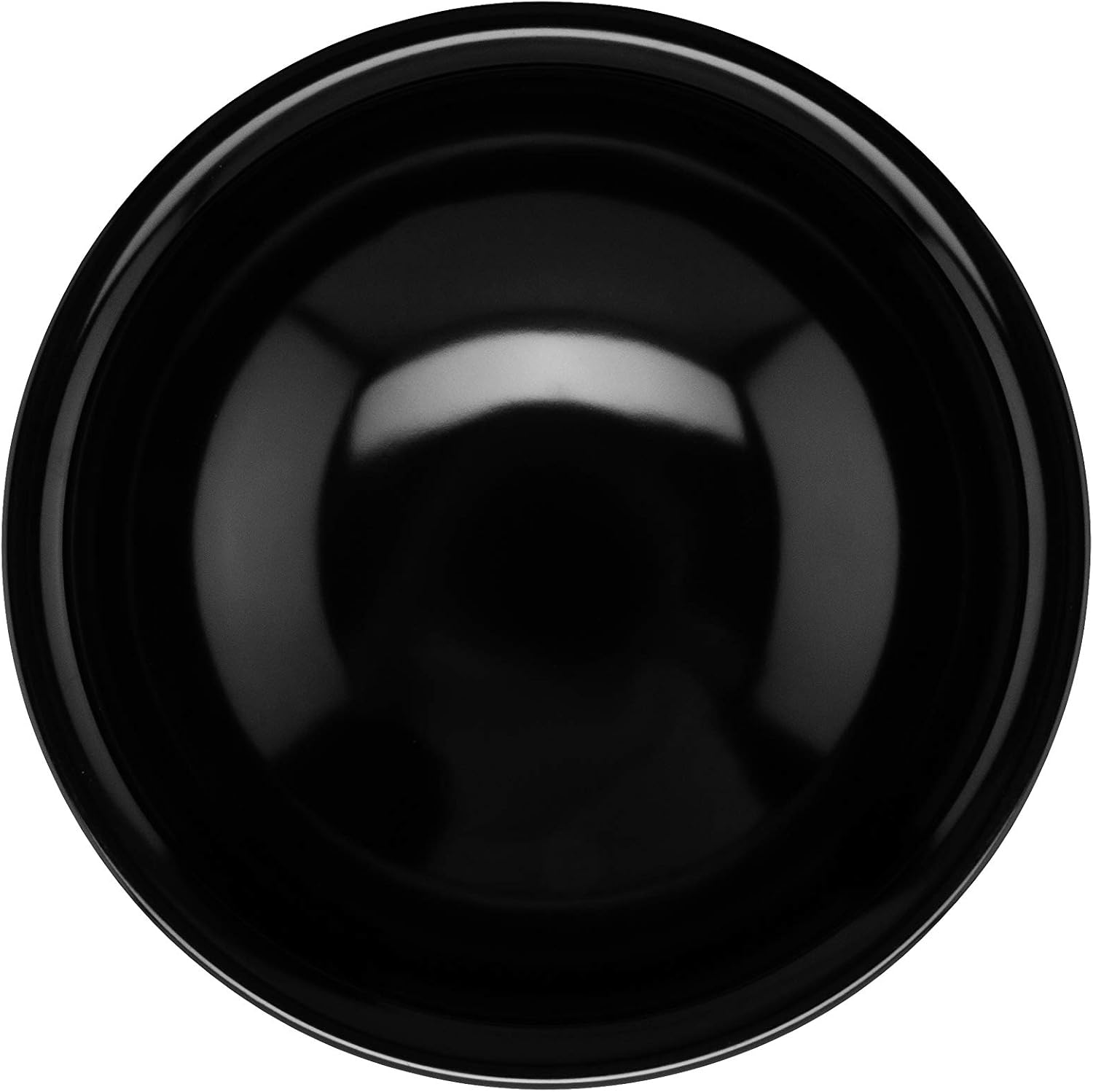 G.E.T. M-811-BK Round Melamine Serving Bowl, 1 Quart, Black (Set of 12)