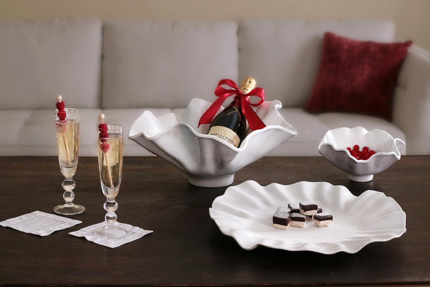 Beatriz Ball VIDA Bloom Large Melamine Bowl (White)