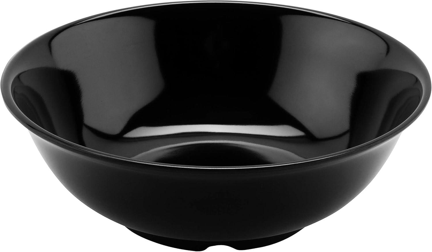 G.E.T. M-811-BK Round Melamine Serving Bowl, 1 Quart, Black (Set of 12)