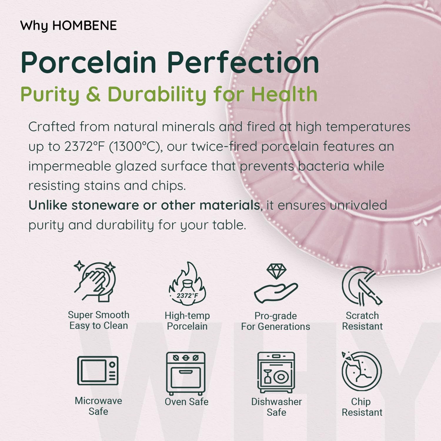 Plates and Bowls Sets for 4, 16 Piece Dinnerware Sets, Porcelain Plate set, Ceramic dish set, Wedding kitchen & dining, Microwavable Dreamy Sakura Pink