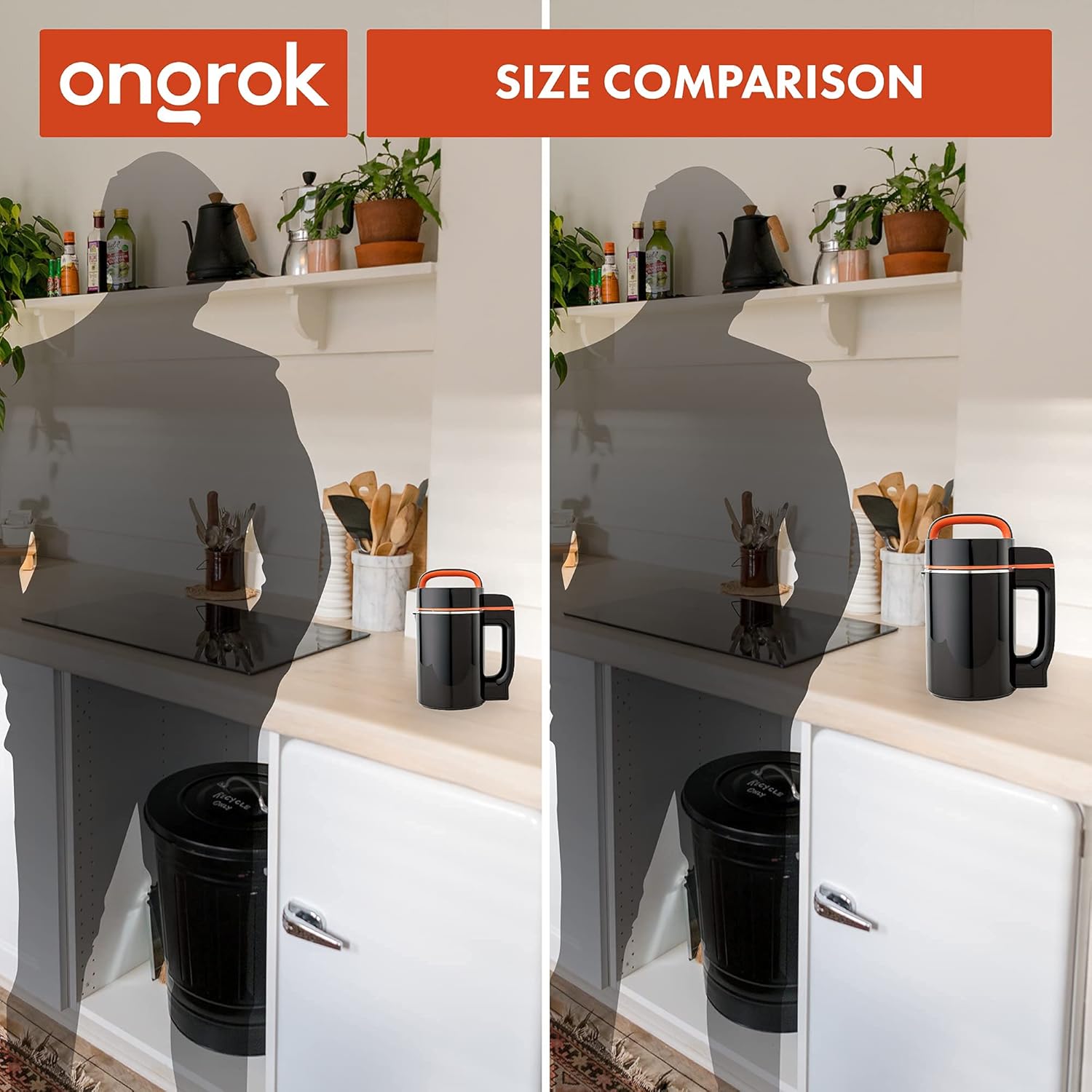 ONGROK Butter Maker & Oil Infuser Machine - Sleek Butter Machine with Simple Functionality, Electric Tincture Machine Kit for Edible Herbal Oil with all Accessories (Small)