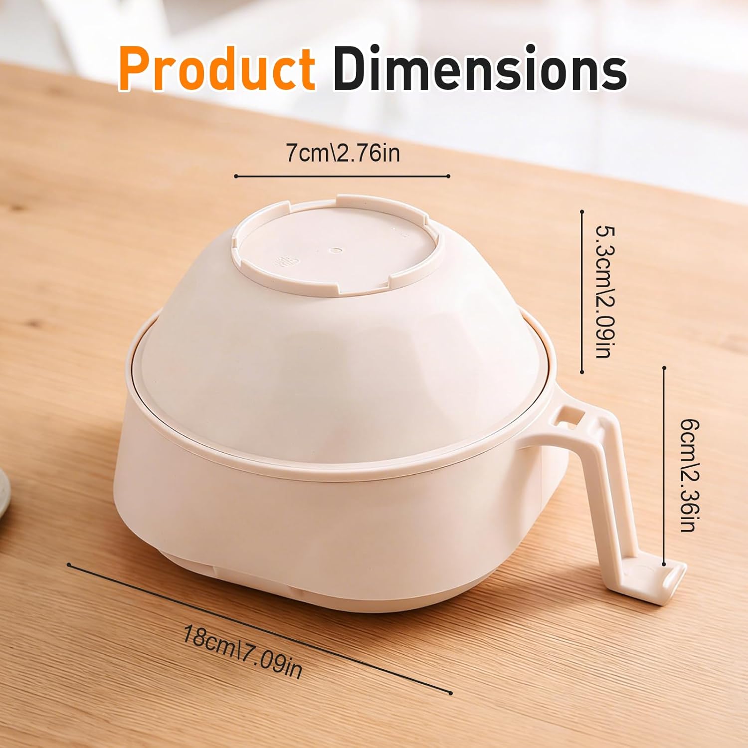 Ramen Cooker Ramen Bowl Set with Chopsticks, 2026 Upgraded Microwave Safe Pasta Cooker Noodle Bowl with Lid, Instant Ramen Bowls for Apartment College Dorm Home Office