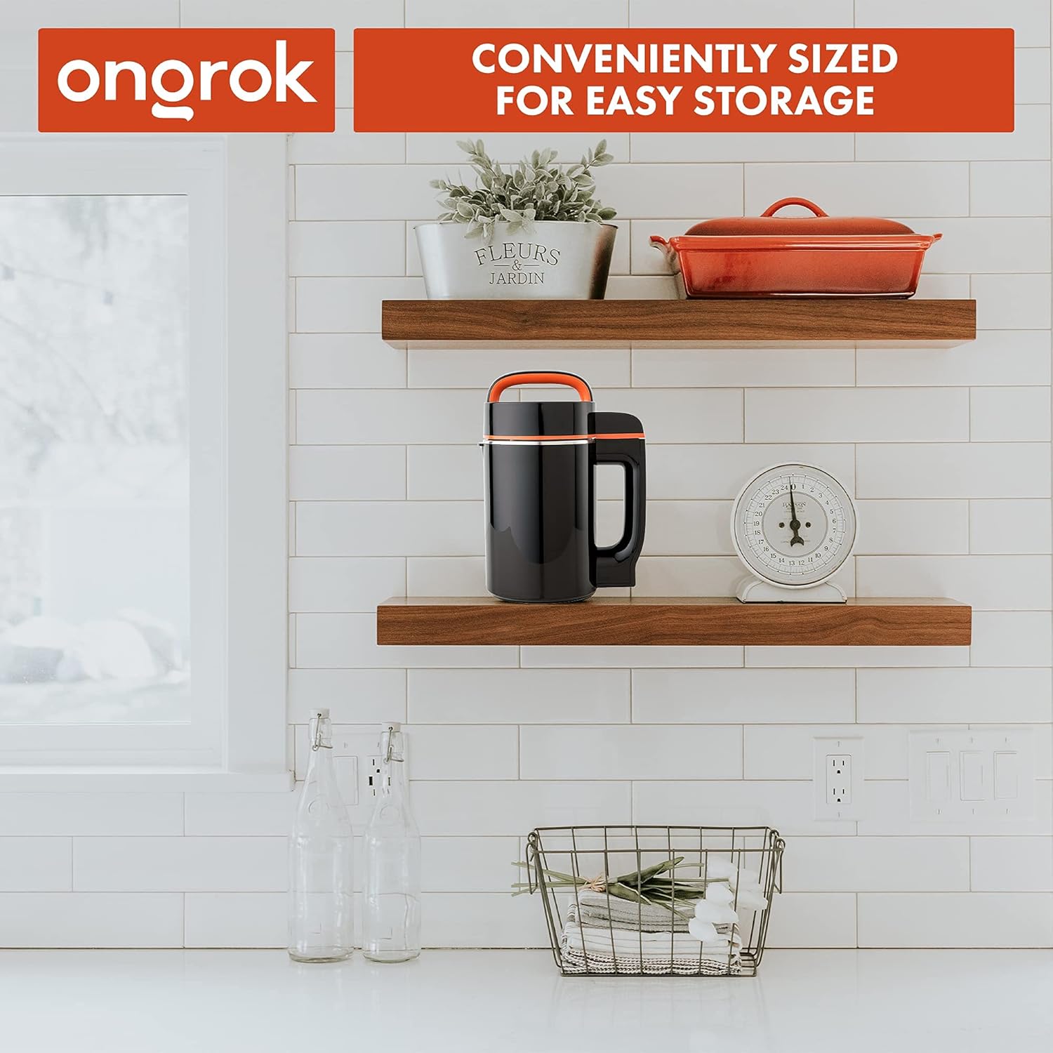 ONGROK Butter Maker & Oil Infuser Machine - Sleek Butter Machine with Simple Functionality, Electric Tincture Machine Kit for Edible Herbal Oil with all Accessories (Small)