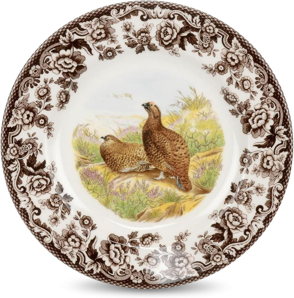 Spode Woodland Red Grouse Dinner Plate - 10.5