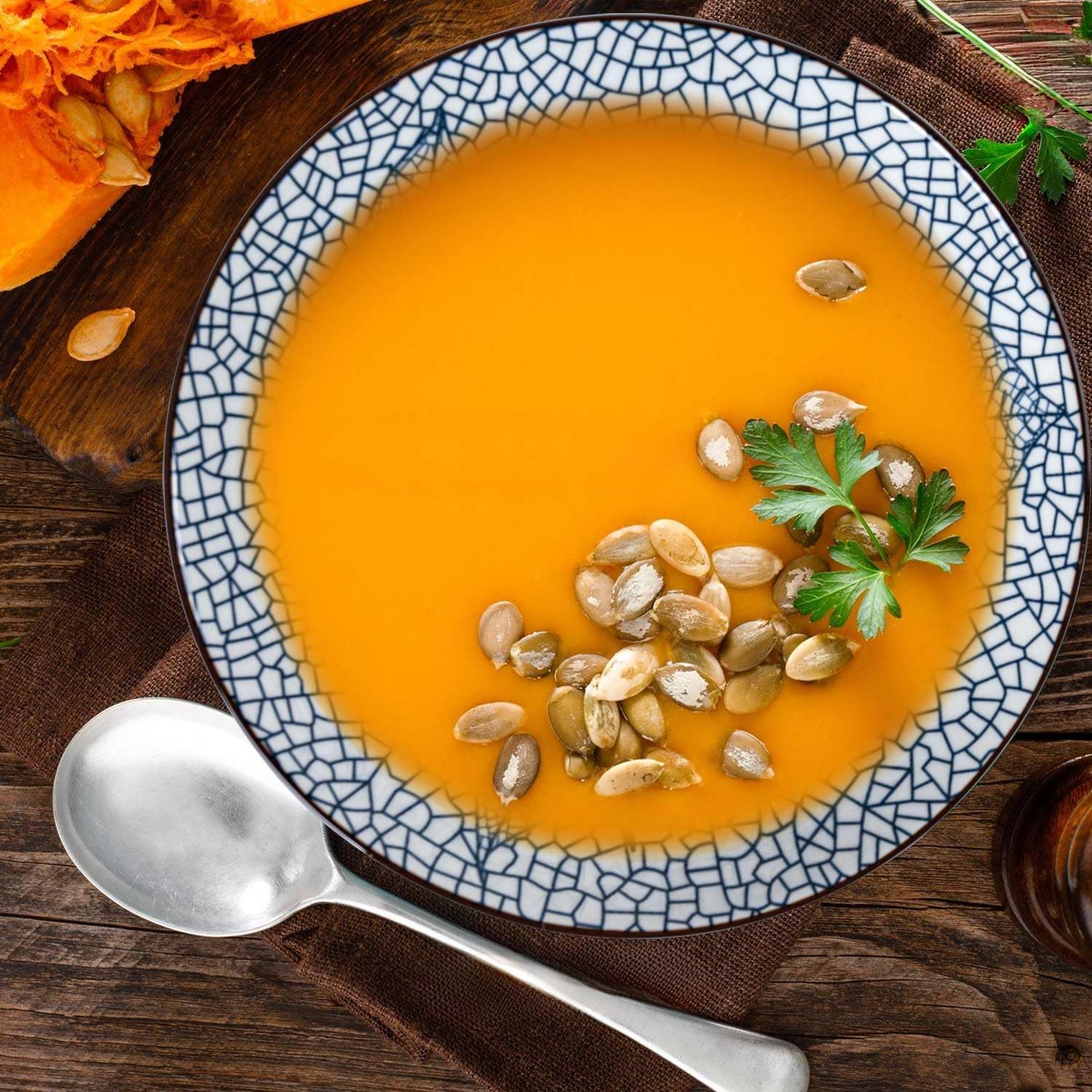 38 oz Japanese Ramen Bowls Set of 4, Large Pho Bowls, 8 Inch Ceramic Blue and White Soup Bowls, Leaf Pattern